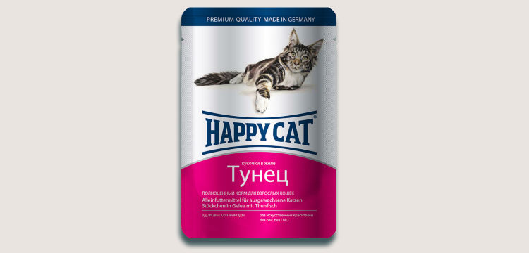 Happy cat (Хэппи Кэт) Тунец (Германия), 0,1 кг