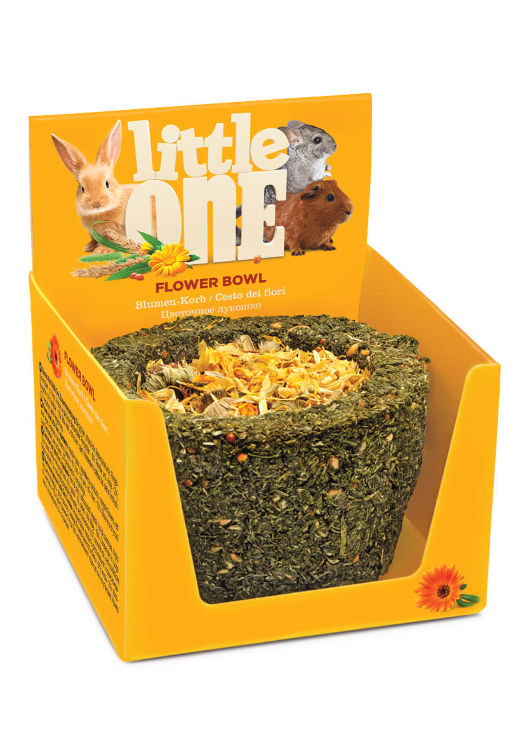 Цветочное лукошко Little One. Лакомство для всех видов грызунов, 120 г