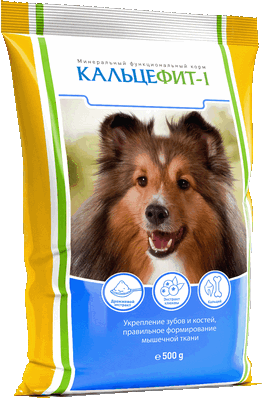 Кальцефит -1 для собак, 500 грамм