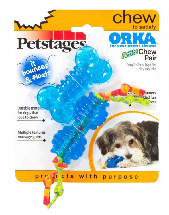 Игрушка Petstages ОРКА «косточка гантеля» для собак мелких пород 7 см 234STEX Игрушка Petstages ОРКА «косточка гантеля» для собак мелких пород 7 см 234STEX