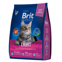 Brit Premium (Брит Премиум) для кошек с избыточным весом Light с курицей
