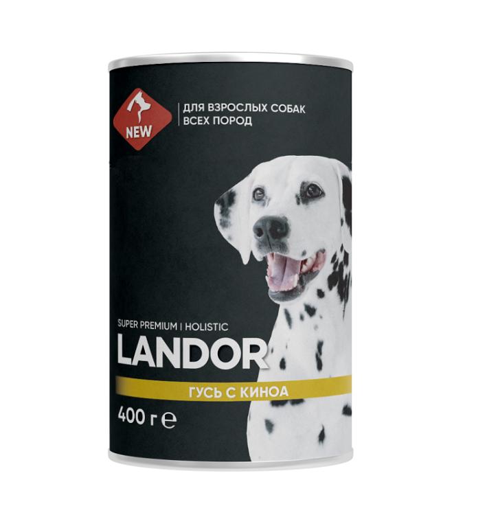 Landor (Ландор) для собак Гусь с киноа 400 г