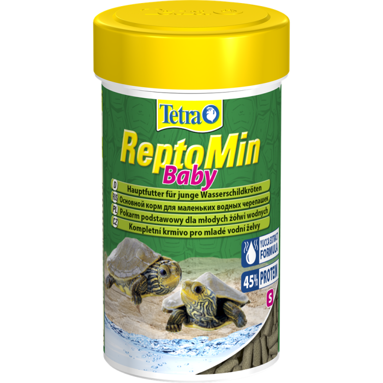 Tetra ReptoMin Baby, корм для маленьких водных черепашек, 100 мл, 140158