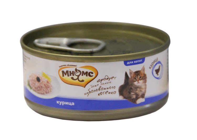 Мнямс для котят, курица в нежном желе, 70 г