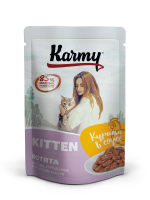 Пауч Karmy (Карми) Kitten Курица в соусе, 80 г