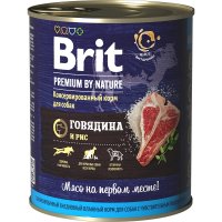 Brit (Брит) для собак Говядина и рис, 850 г