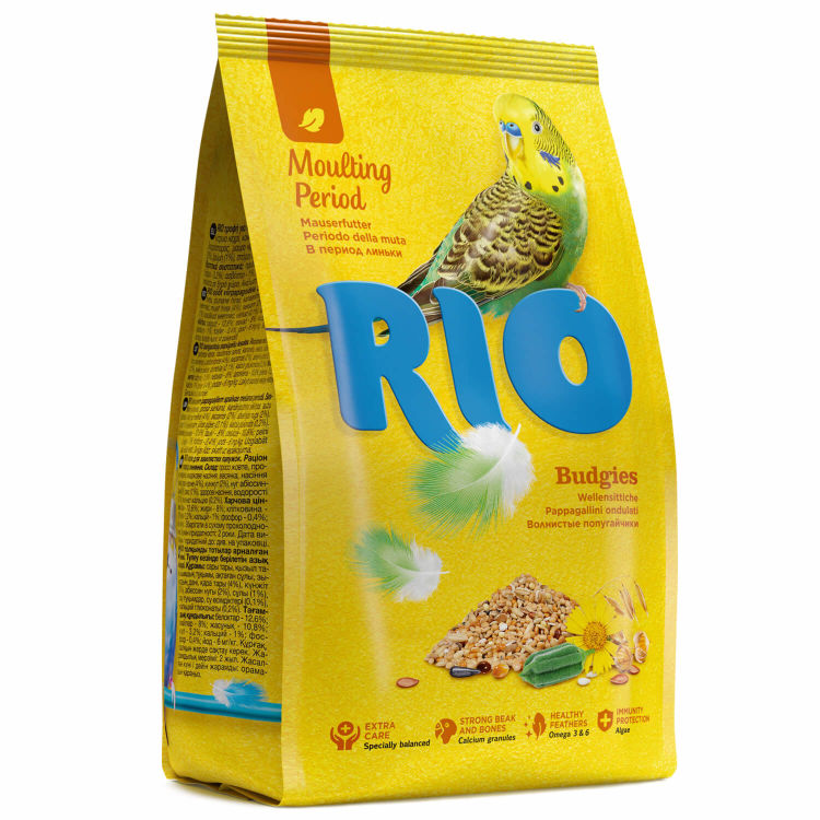 RIO Корм для волнистых попугайчиков в период линьки, 20 кг RIO Корм для волнистых попугайчиков в период линьки, 20 кг