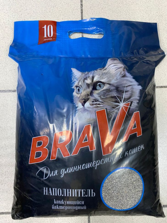 Брава (Brava) 10 л Комкующийся наполнитель для длинношерстных кошек Брава (Brava) 10 л Комкующийся наполнитель для длинношерстных кошек