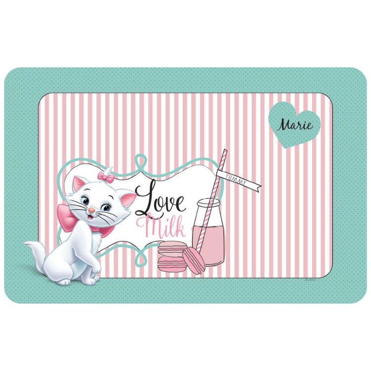 Коврик Triol (Триол) Disney. Marie milk под миску, 43*28 см