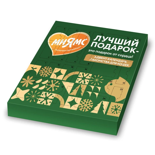 Лакомство Мнямс Адвент-календарь 100г для Кошек Лакомство Мнямс Адвент-календарь 100г для Кошек