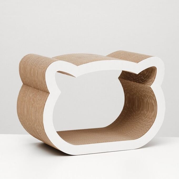 Когтеточка картонная Cat's smile 45*23*31 см Когтеточка картонная Cat's smile 45*23*31 см