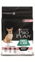 Pro Plan для собак мелких пород с чувствительной кожей SMALL & MINI ADULT SENSITIVE SKIN с комплексом OPTIDERMA