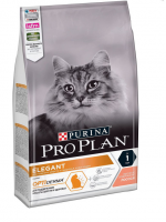 Pro Plan Elegant Adult для взрослых кошек с чувствительной кожей, с лососем