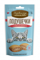 Деревенские лакомства Подушечки с пюре из говядины, 30 г