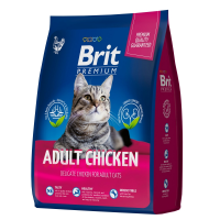 Brit Premium (Брит Премиум) для взрослых кошек с Курицей
