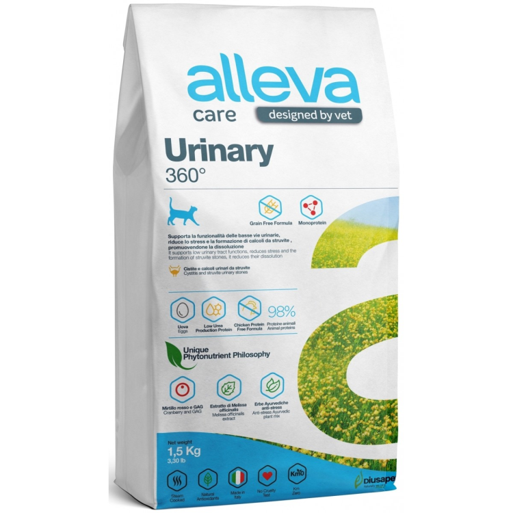 Аллева (Alleva) Care для кошек c заболеваниями мочевыводящих путей Уринари (Urinary 360°) Аллева (Alleva) Care для кошек c заболеваниями мочевыводящих путей Уринари (Urinary 360°)